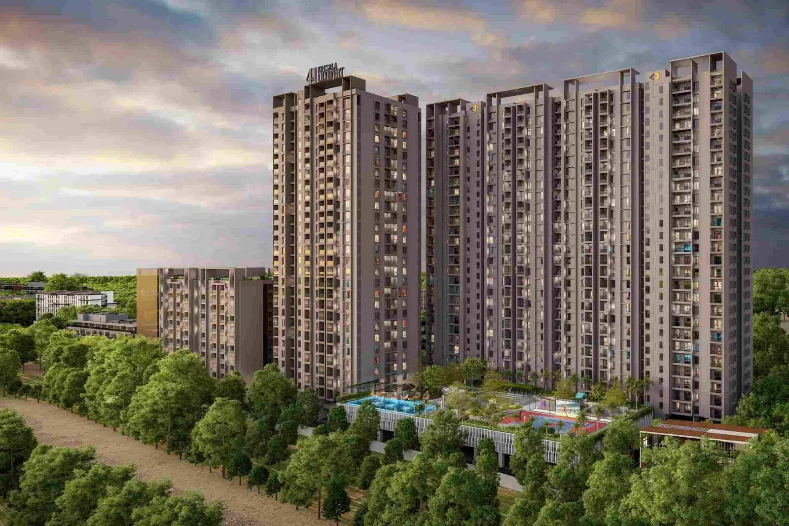 Krisala 41 Luxovert by Krisala Developers, Tathawade, Pune